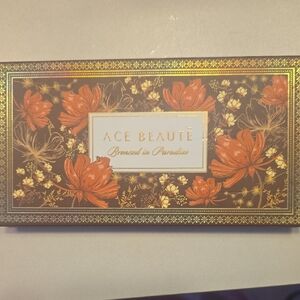 Ace Beauté Bronzed in Paradise Palette - Brown & Gold Floral Case